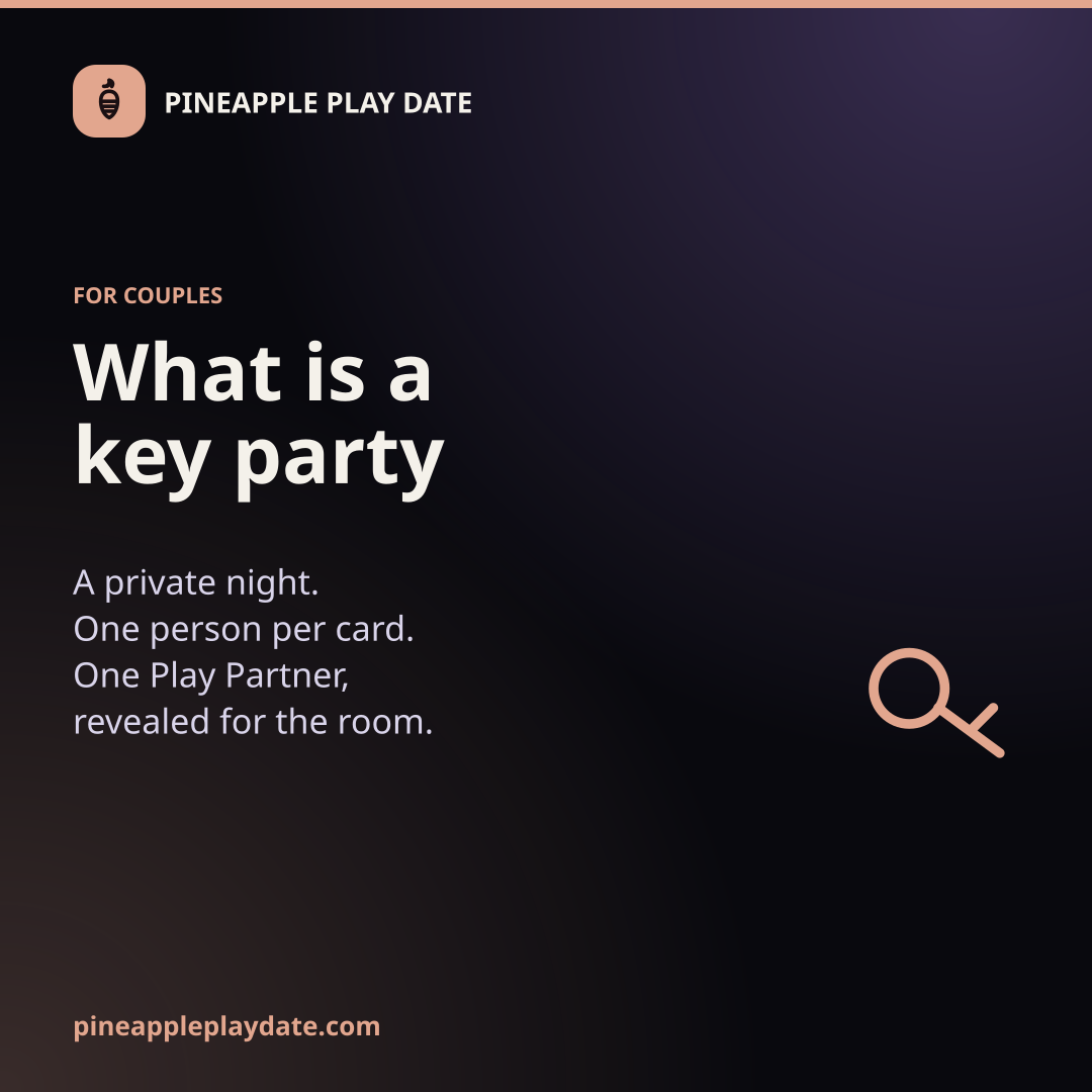 Key party, Invite set, What is a key party