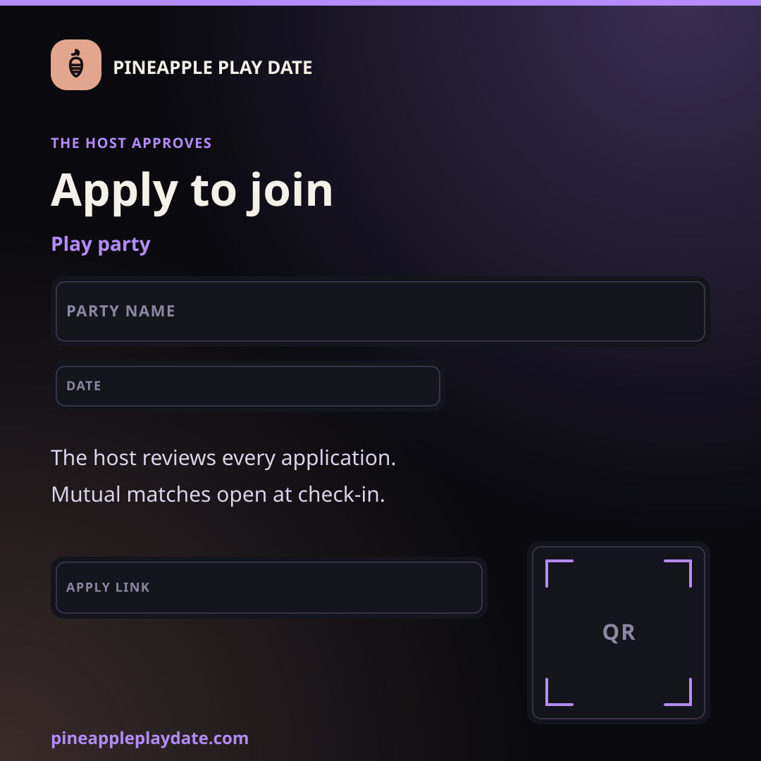 Play party, Apply set, Apply to join